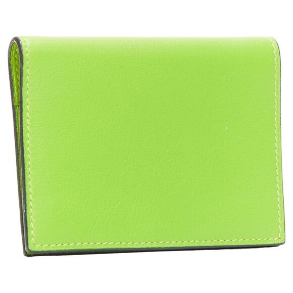 Hermes Smooth Leather Silver Hardware Bifold Cardholder - Picture 1 of 6